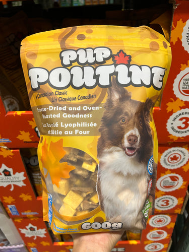 Pup Poutine Freeze Dried Treats - 1 x 600 Grams